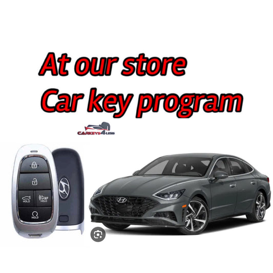 At our store a new oem car key replacement for Hyundai