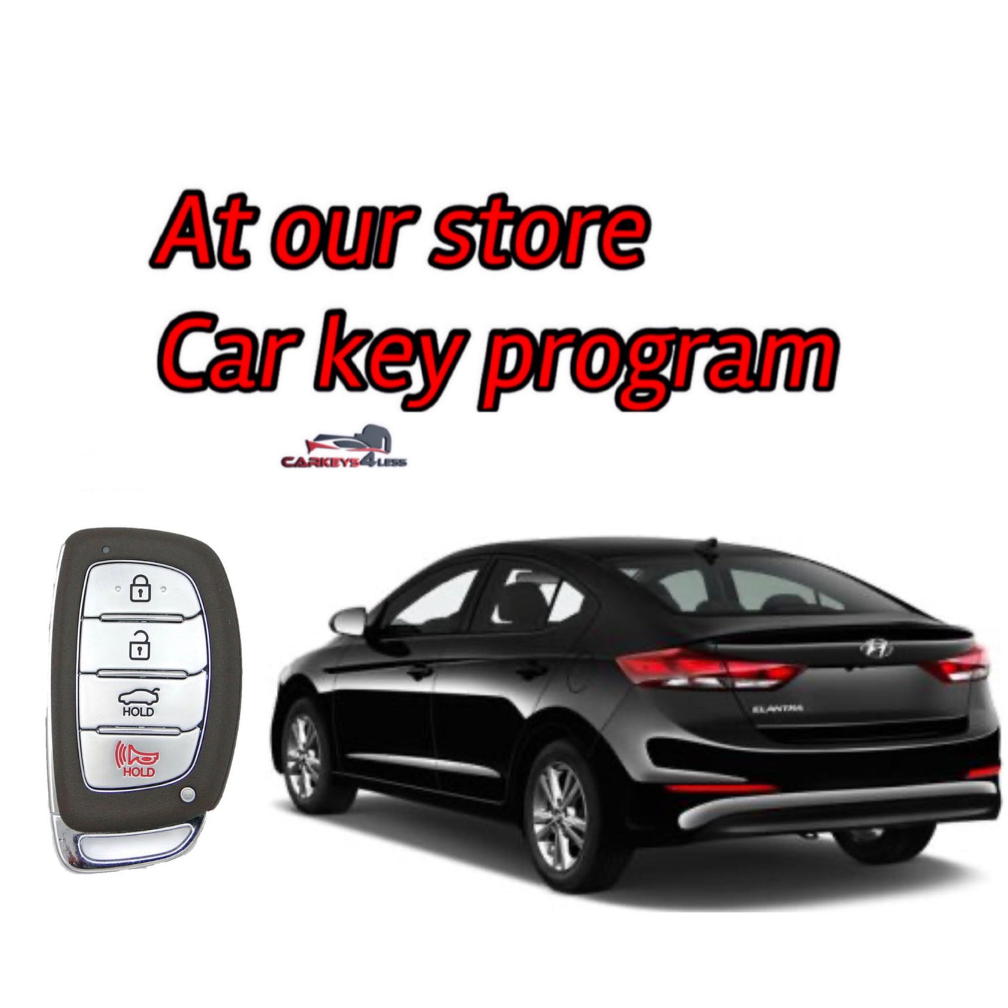 At our store an aftermarket car key for Hyundai