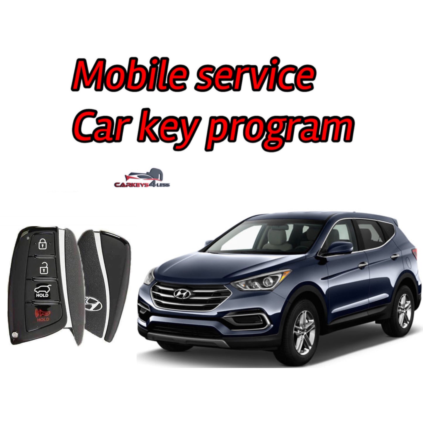 Mobile service for an oem refurbished car key replacement for Hyundai