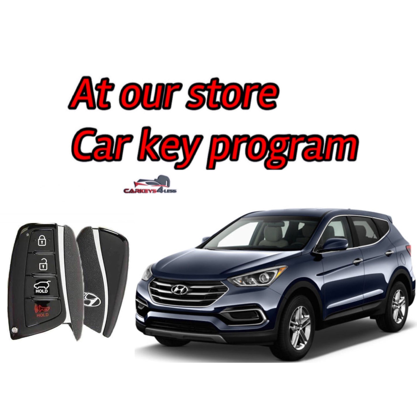 At our store an oem refurbished car key for Hyundai