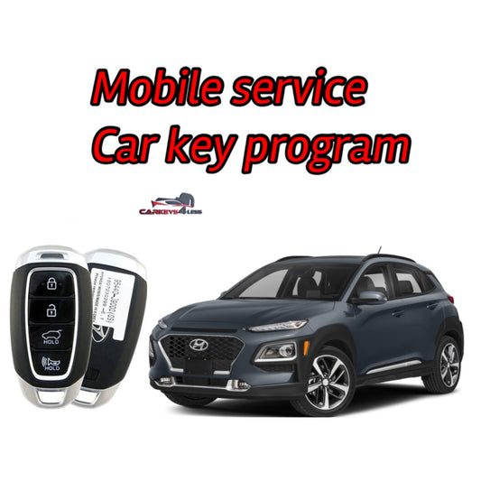 Mobile service for an oem refurbished car key replacement for Hyundai