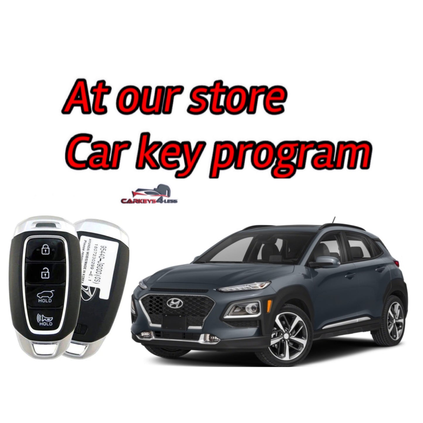 At our store an oem refurbished car key for Hyundai