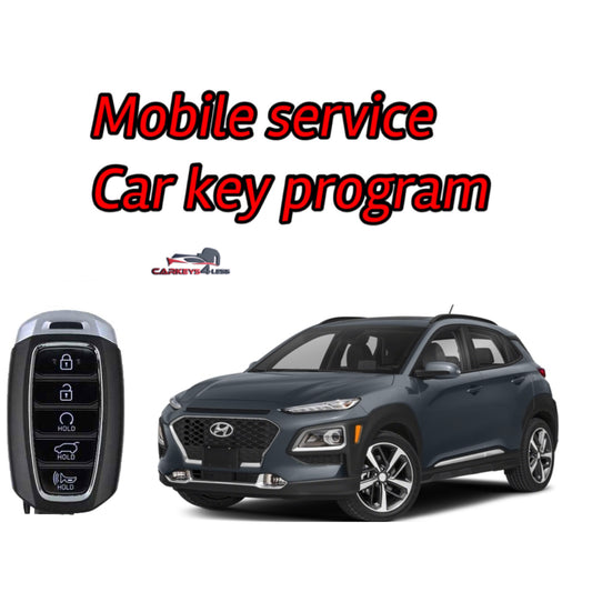 Mobile service for an oem refurbished car key replacement for Hyundai