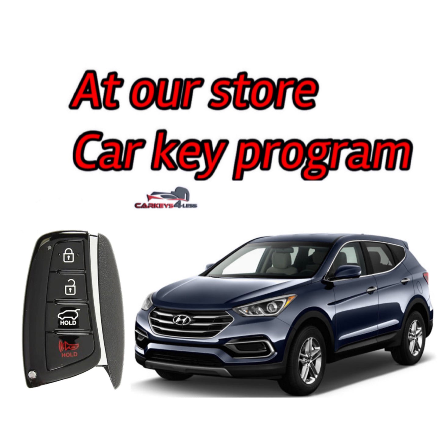 At our store an aftermarket car key for Hyundai