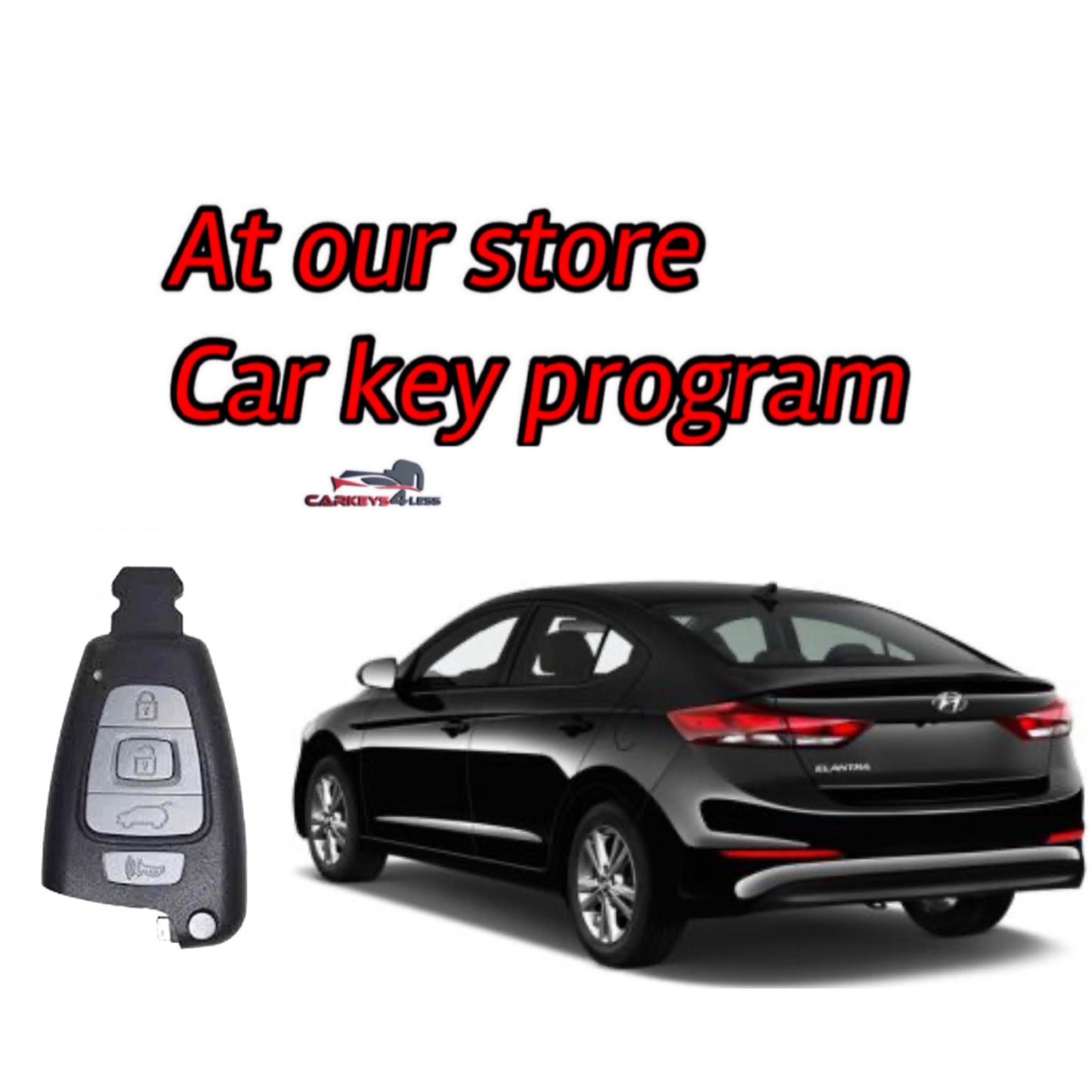 At our store an aftermarket car key for Hyundai