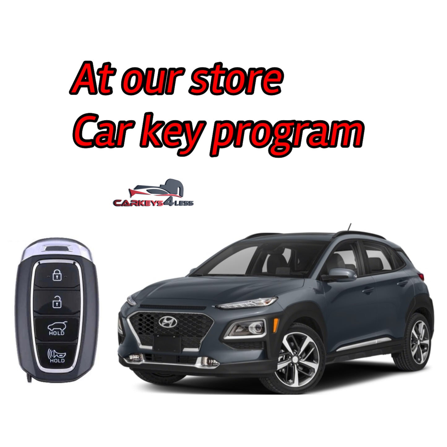 At our store an aftermarket car key for Hyundai