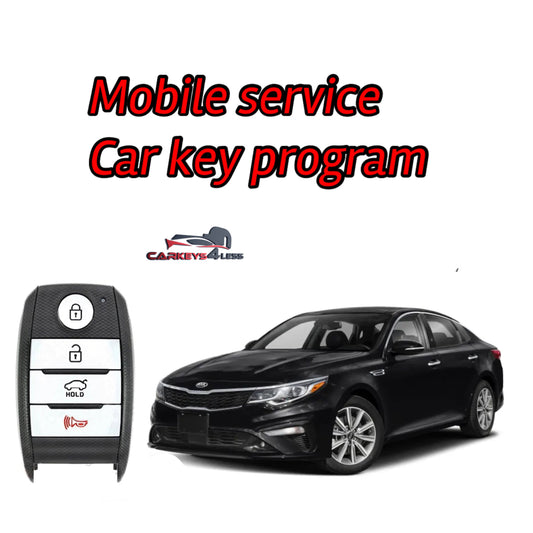 Mobile service for an oem refurbished car key replacement for kia