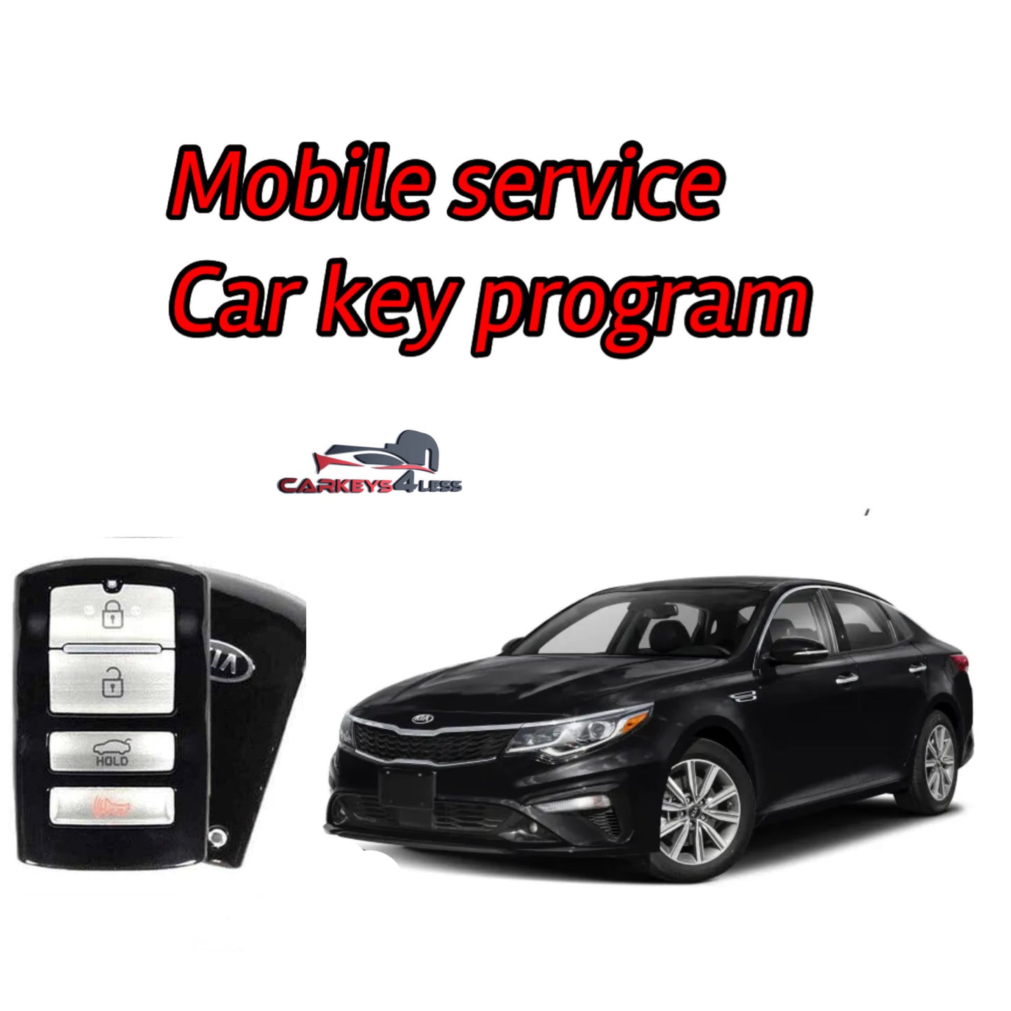 Mobile service for an oem refurbished car key replacement for kia