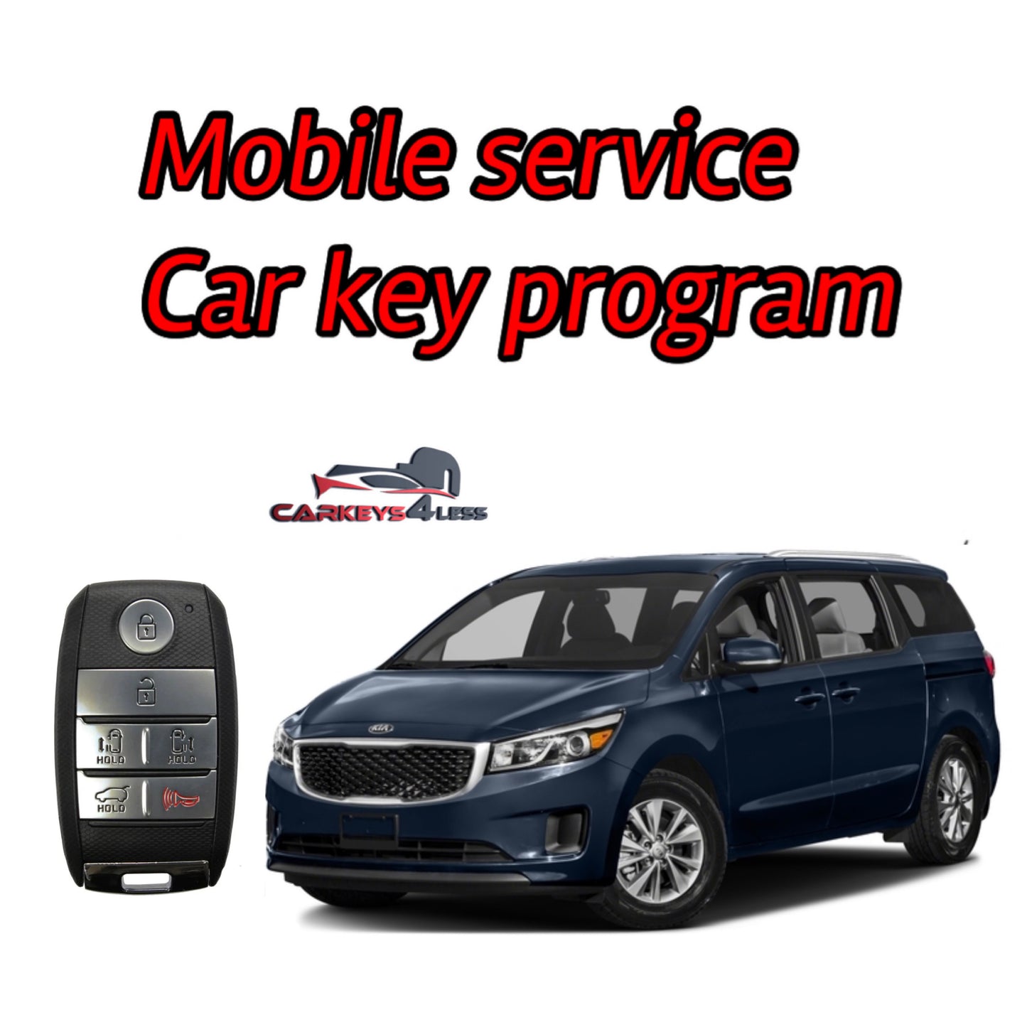 Mobile service for an oem refurbished car key replacement for kia