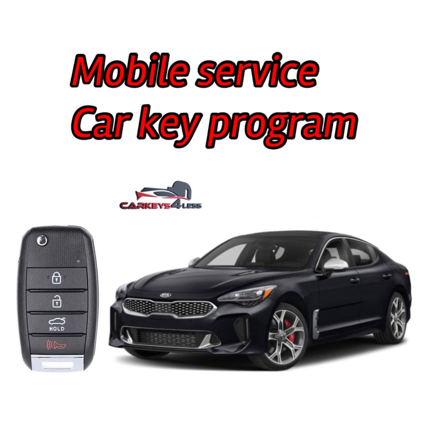 Mobile service for an oem refurbished car key replacement for kia