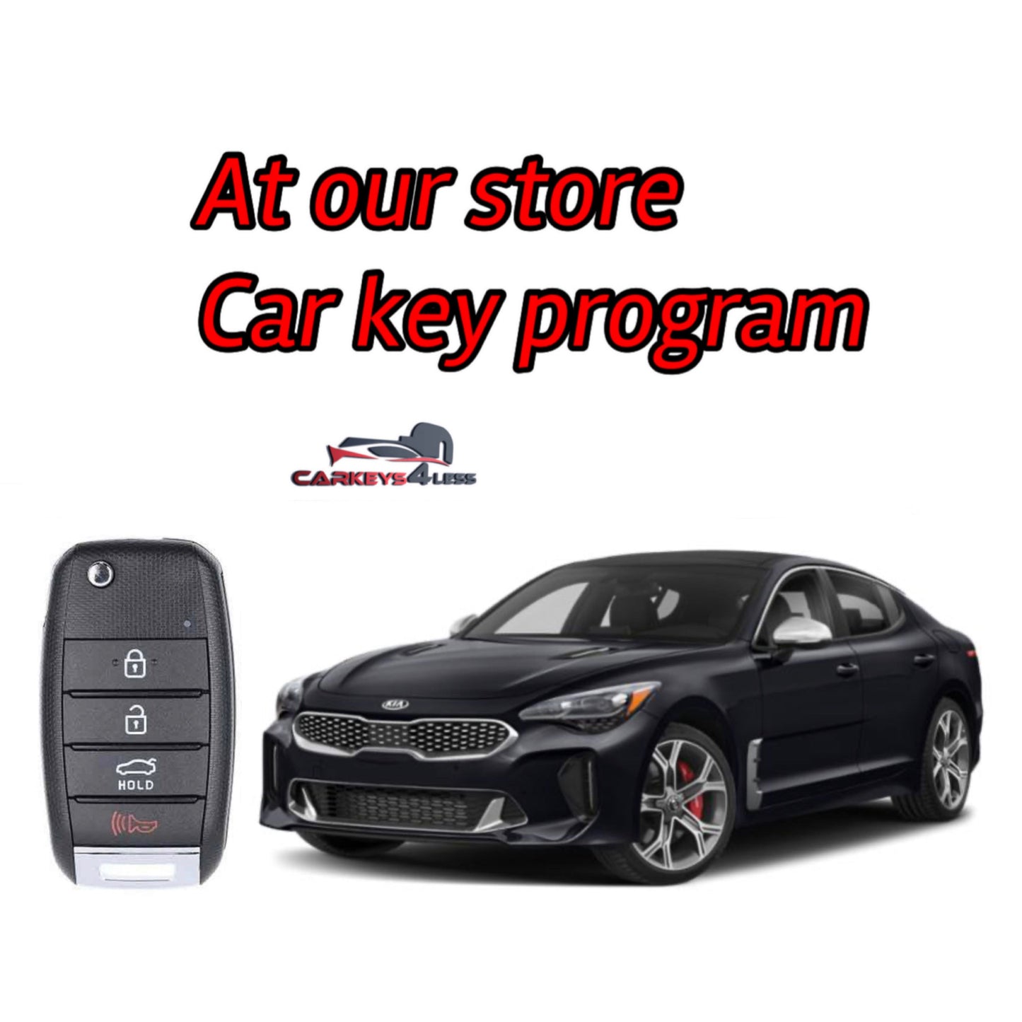 At our store an oem refurbished car key for kia