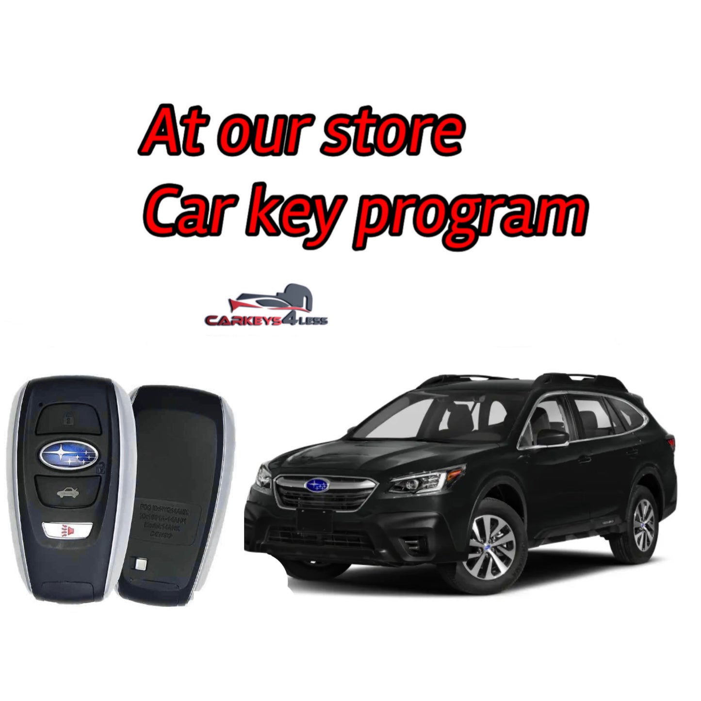 At our store an oem refurbished car key replacement for Subaru