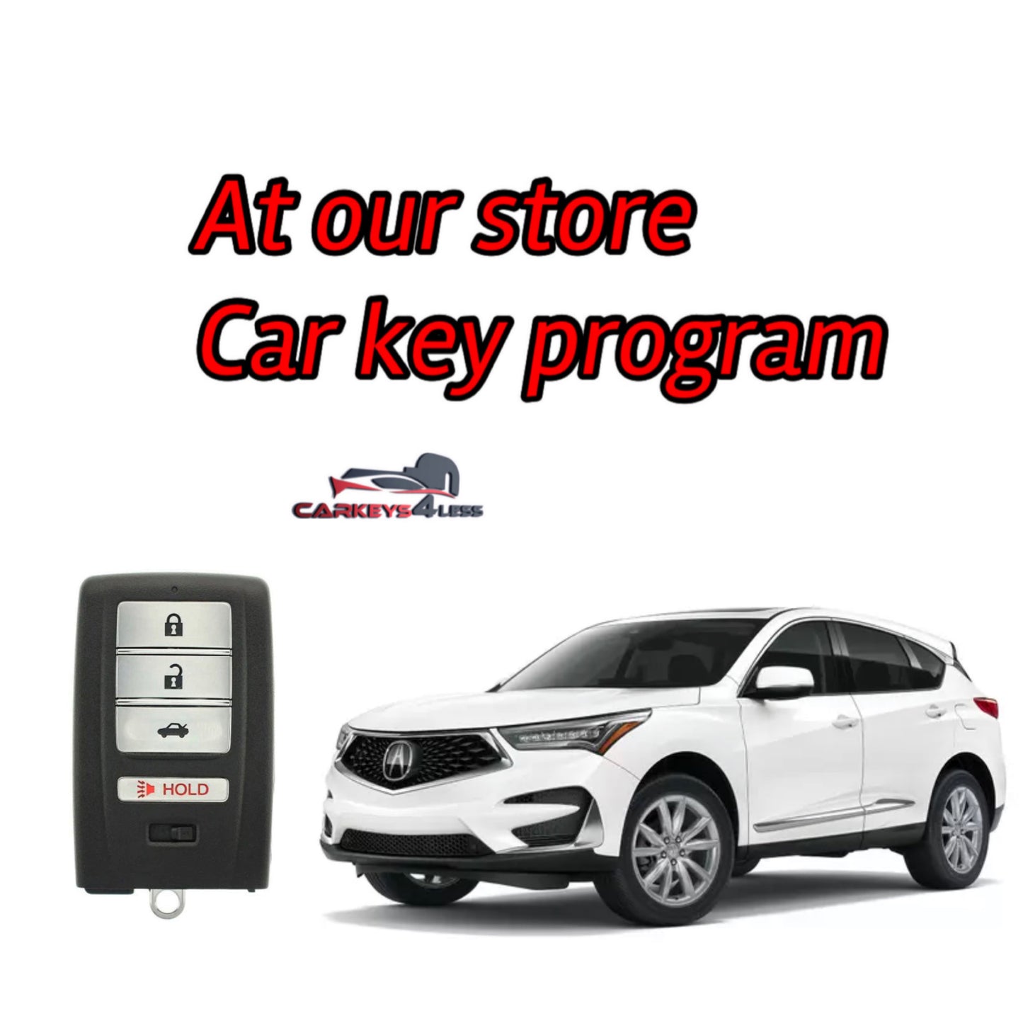 At our store aftermarket car key replacement for acura