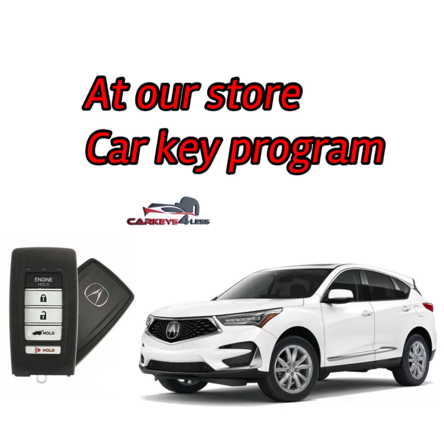 At our store oem refurbished car key replacement for acura