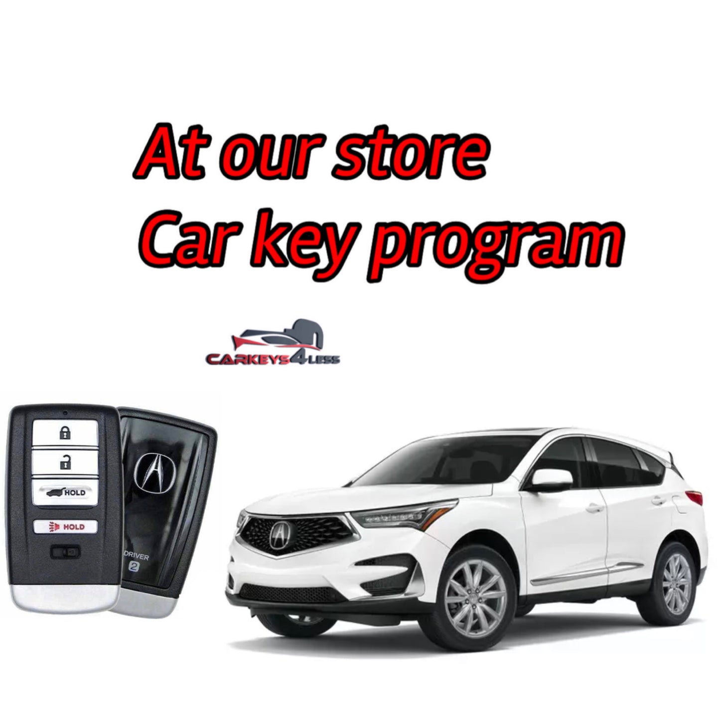 At our store oem refurbished car key replacement for acura