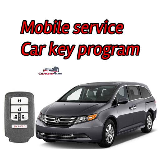 Mobile service for an oem refurbished car key replacement for honda