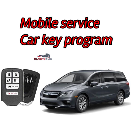 Mobile service for an oem refurbished car key replacement for honda