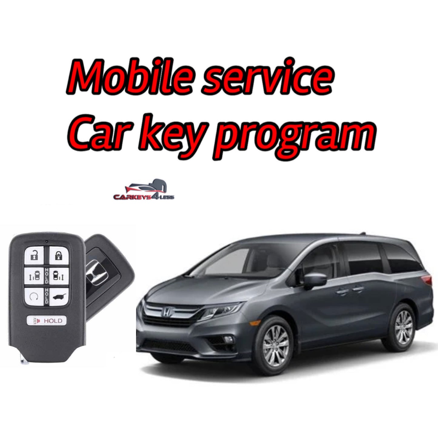 Mobile service for an oem refurbished car key replacement for honda