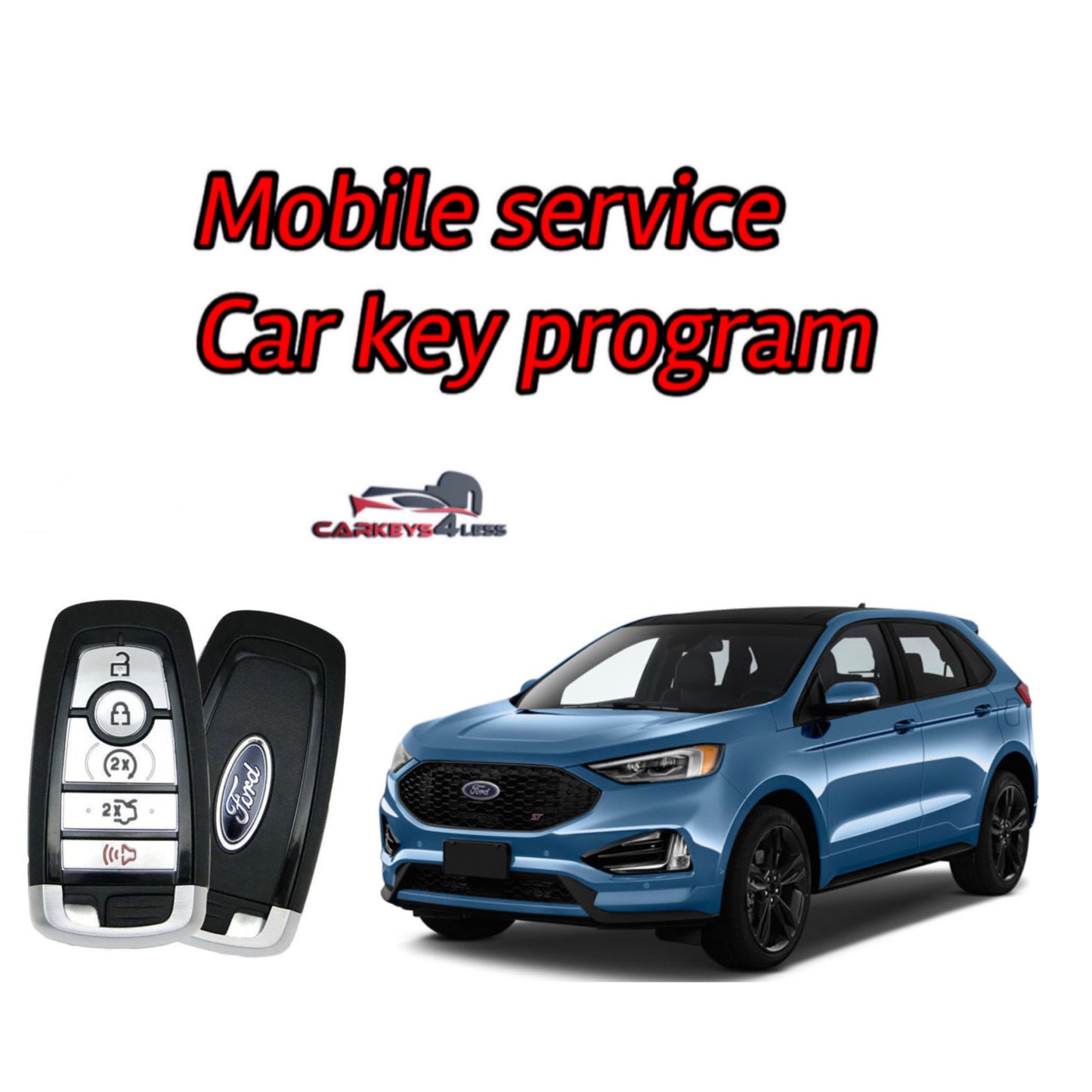 Mobile service for an oem refurbished ford smart key replacement