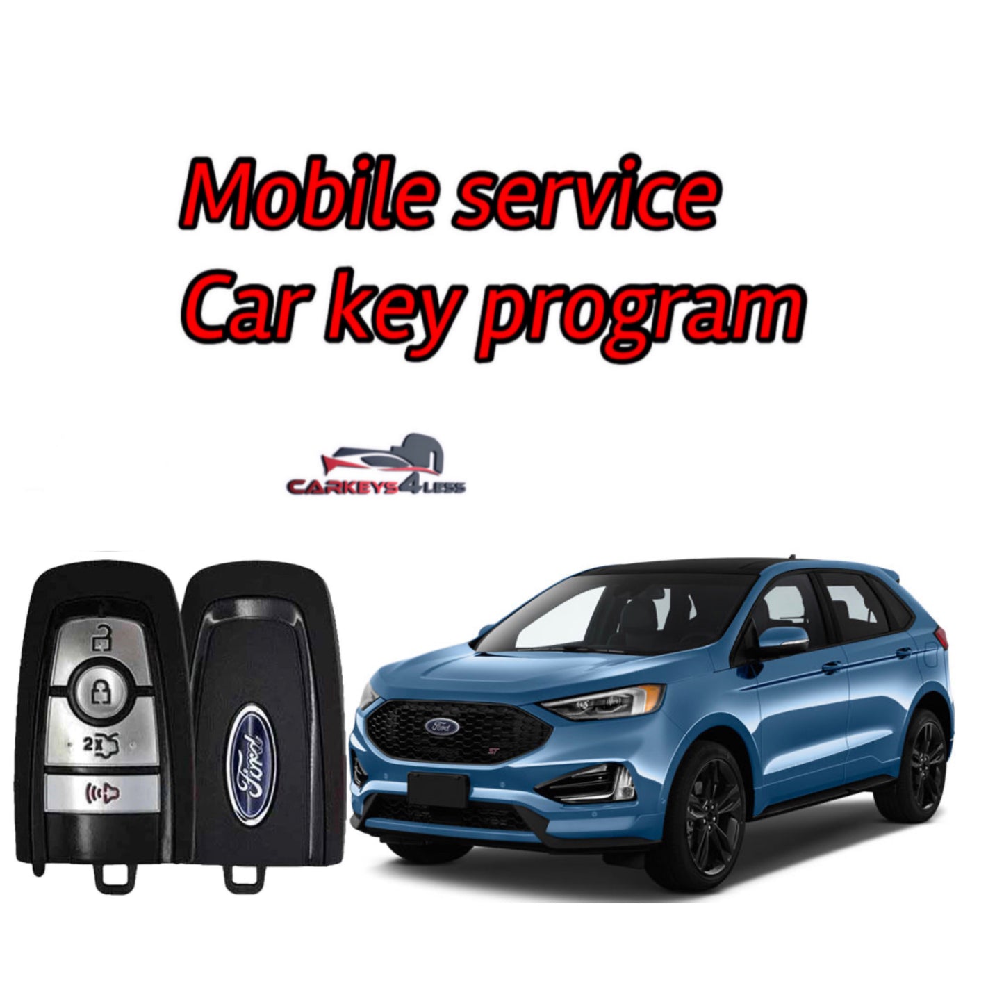 Mobile service for an oem refurbished ford smart key replacement