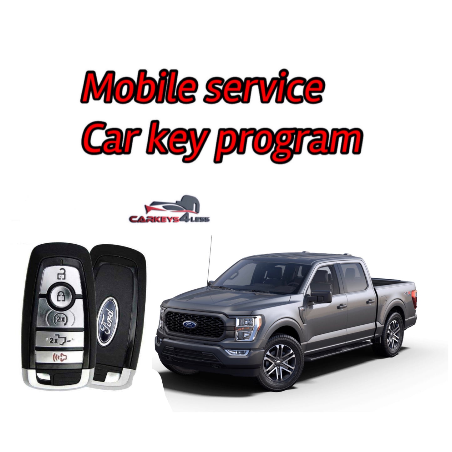 Mobile service for an oem refurbished ford smart key replacement