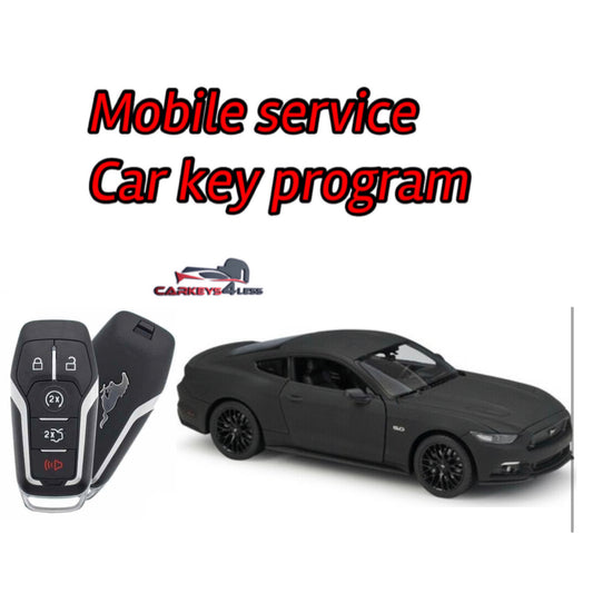 Mobile service for an oem refurbished ford smart key replacement