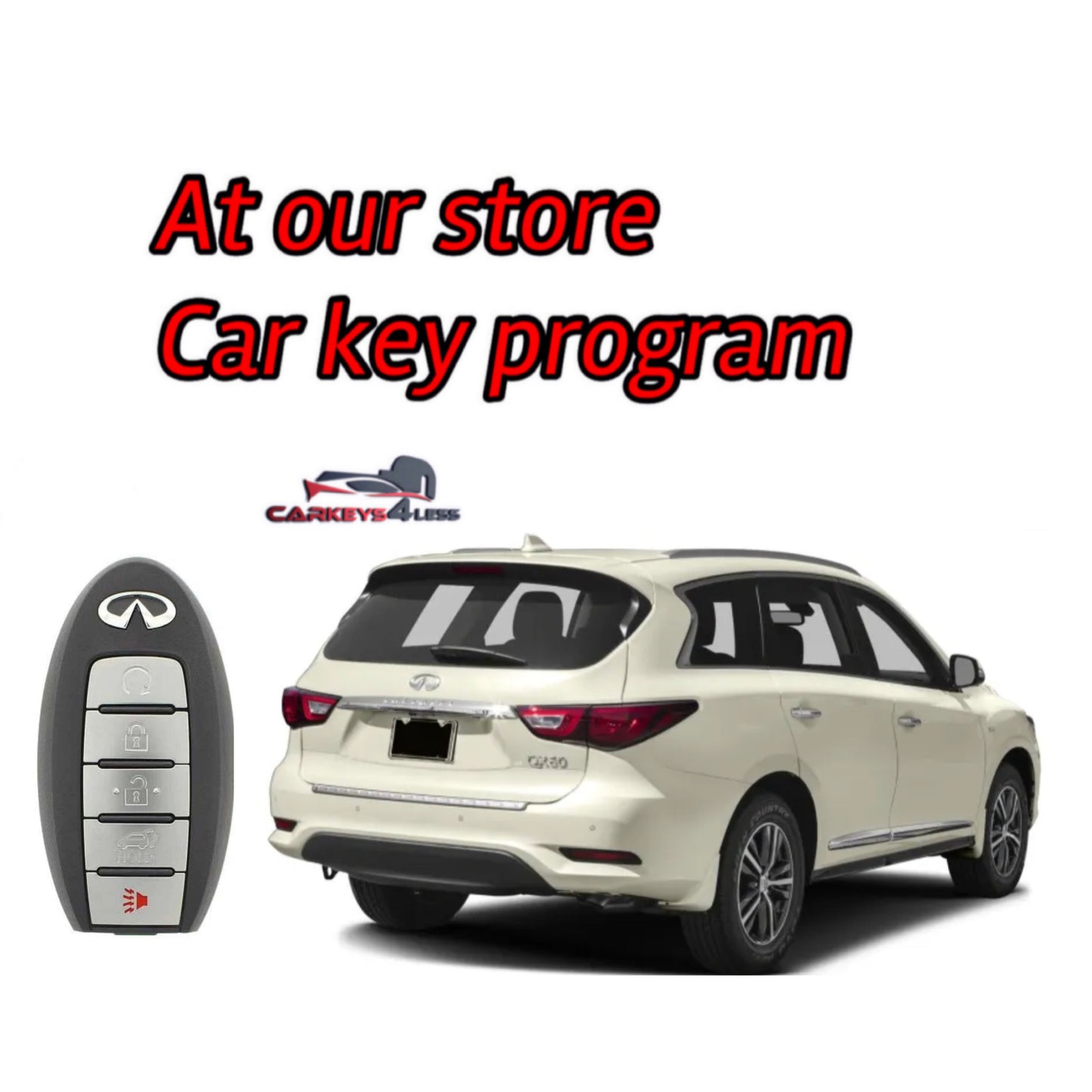 At our store an oem refurbished car key replacement for infinity