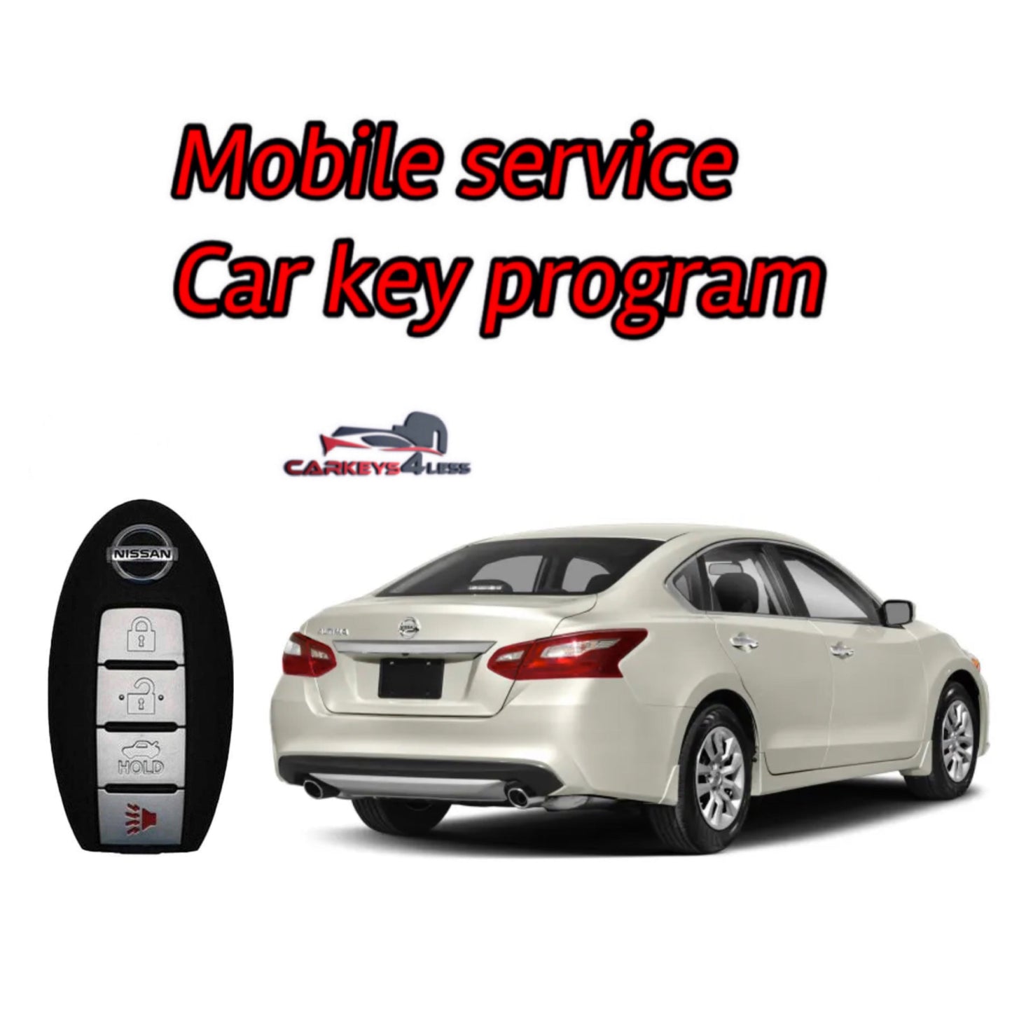 Mobile service for an oem refurbished car key replacement for nissan