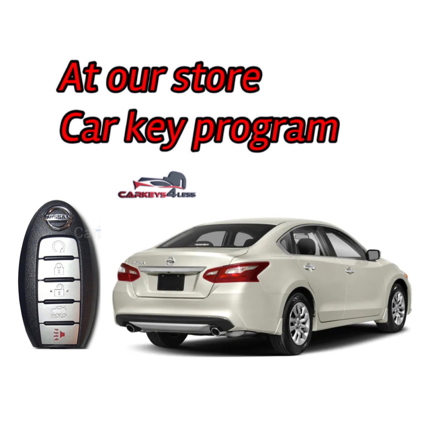 At our store an oem refurbished car key replacement for nissan