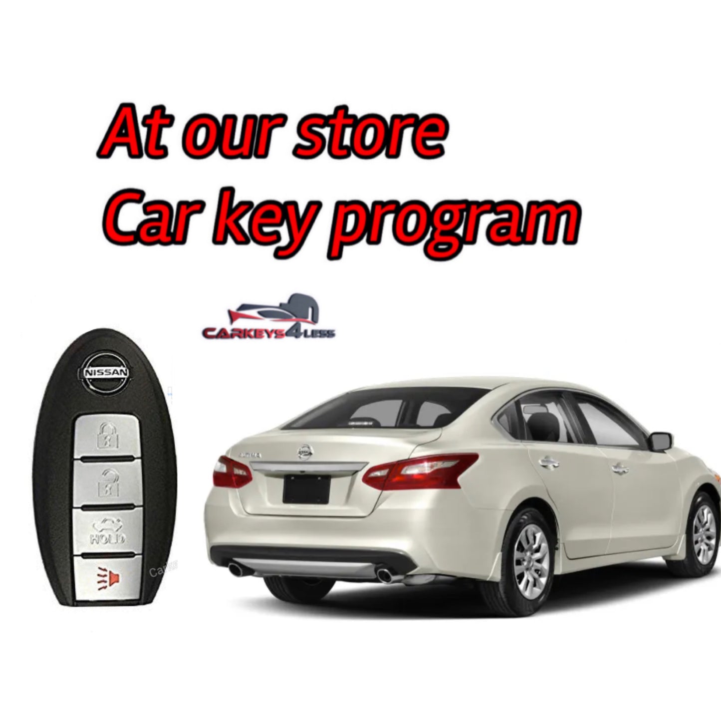 At our store an oem refurbished car key replacement for nissan