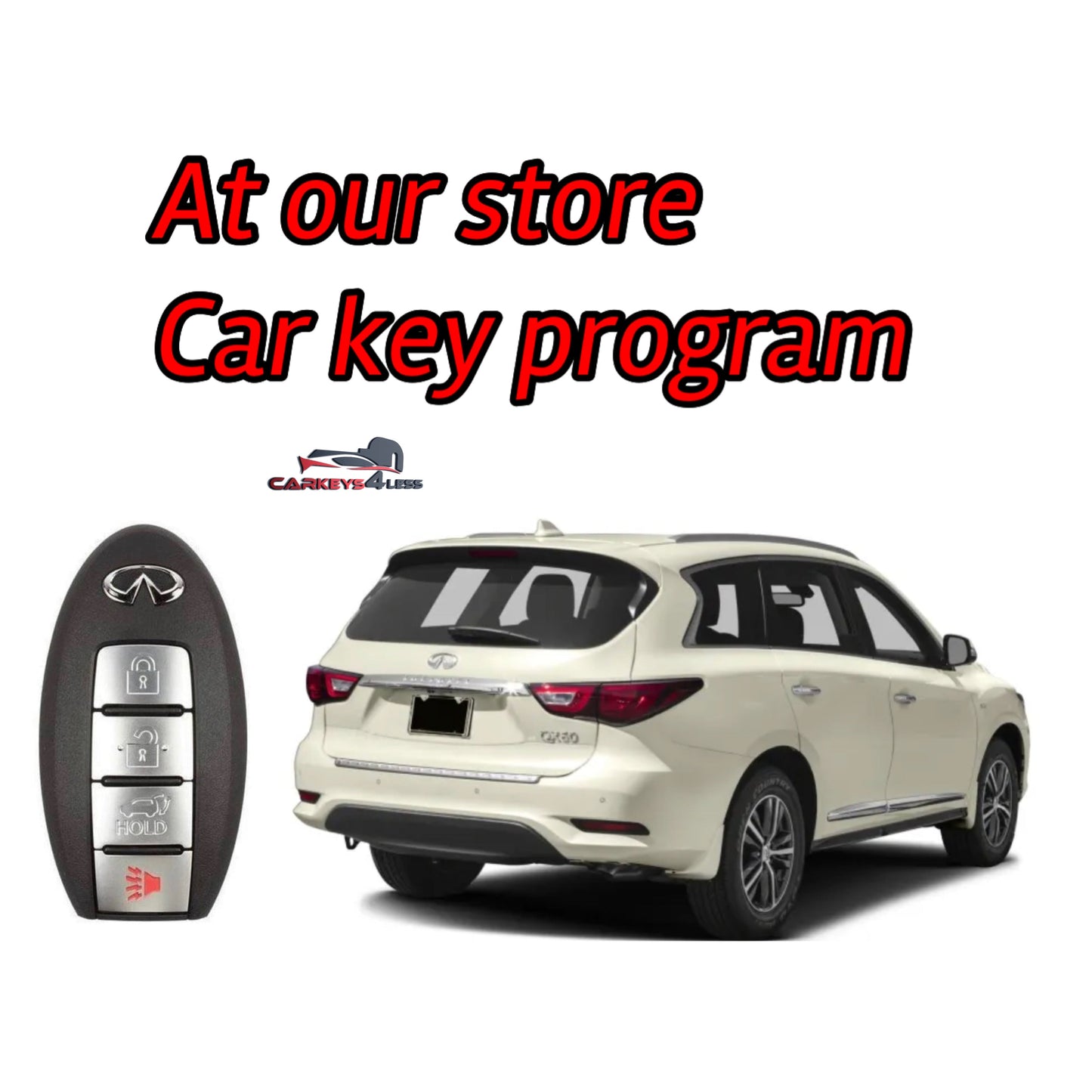 At our store an oem refurbished car key replacement for infinity