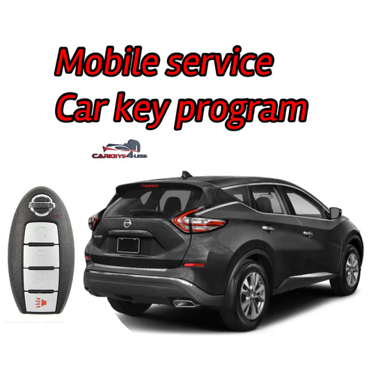 Mobile service for an oem refurbished car key replacement for nissan