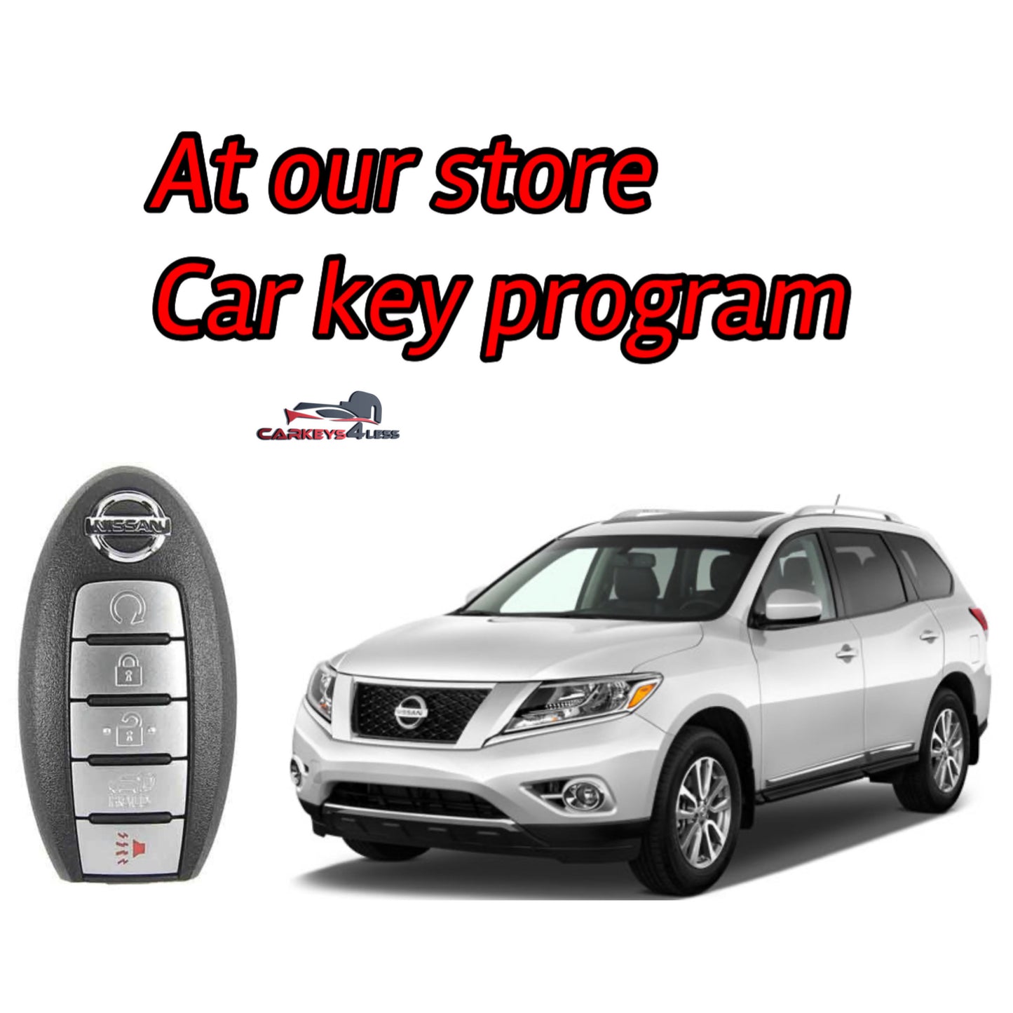 At our store an oem refurbished car key replacement for nissan