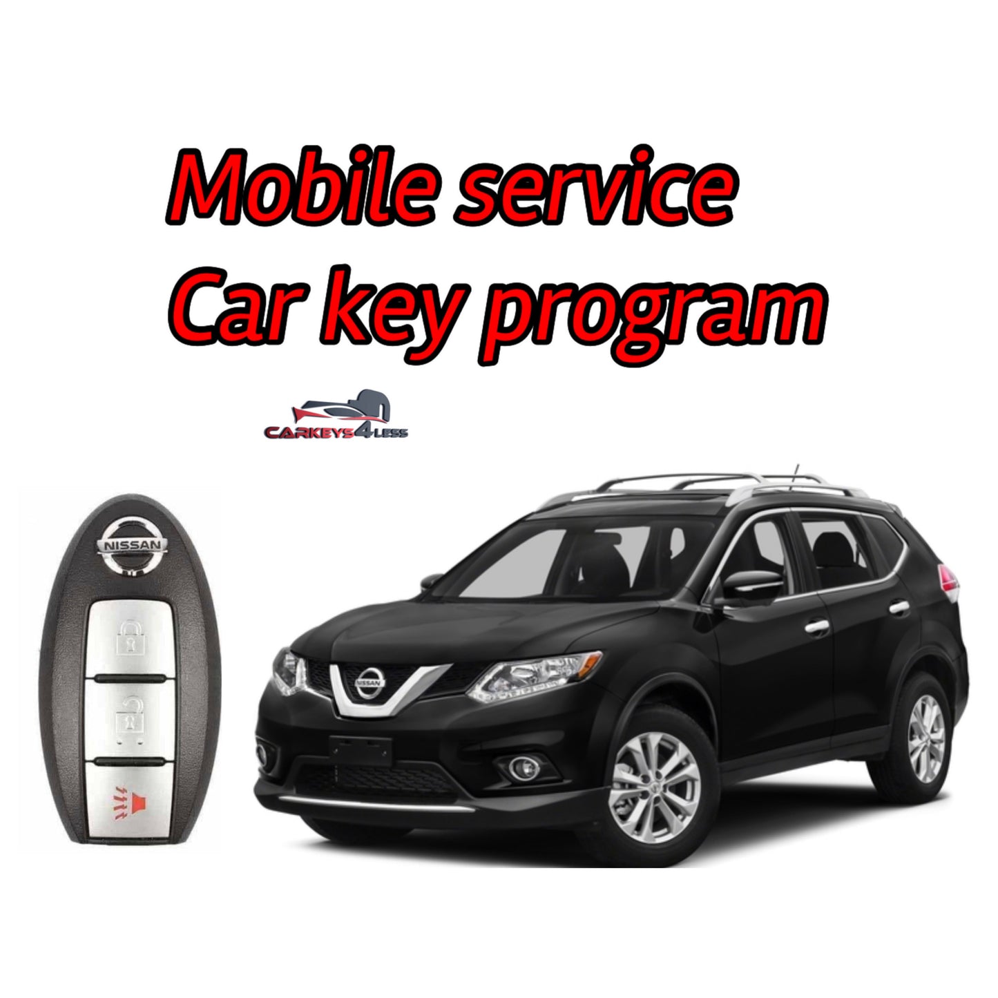 Mobile service for an oem refurbished car key replacement for nissan