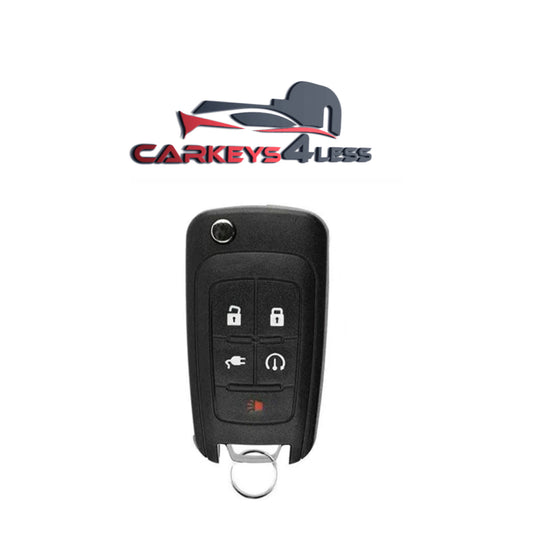 2011-2015 Chevrolet Volt / 5-Button Flip Key W/ Plug-In / PN: 22923862 / OHT05918179 / PEPS (OEM Refurb)