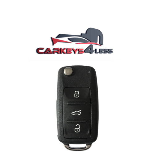 2012-2018 Volkswagen / 4-Button Flip Key / PN: 5KO837202AD / NBGFS93N / MQB / 314 MHz (AFTERMARKET)