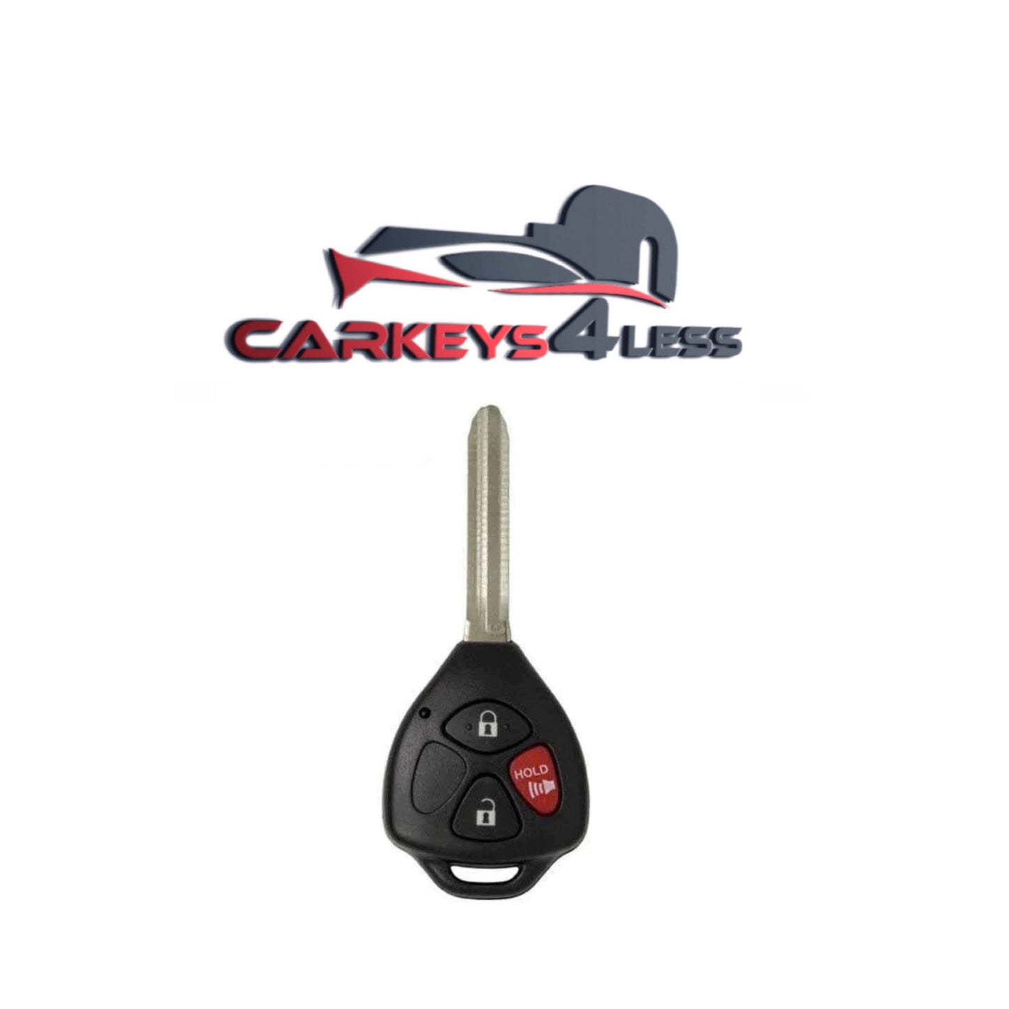 2010-2018 Toyota / 3-Button Remote Head Key / HYQ12BBY / (AFTERMARKET)