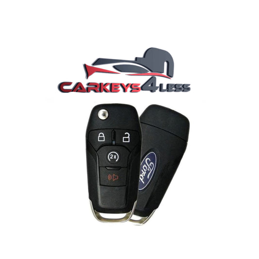 2015-2022 Ford F-Series Raptor Ranger / 4-Button Flip Key / HS / PN: 164-R8134 / (Chip 128 Bit) N5F-A08TDA (OEM Refurb)