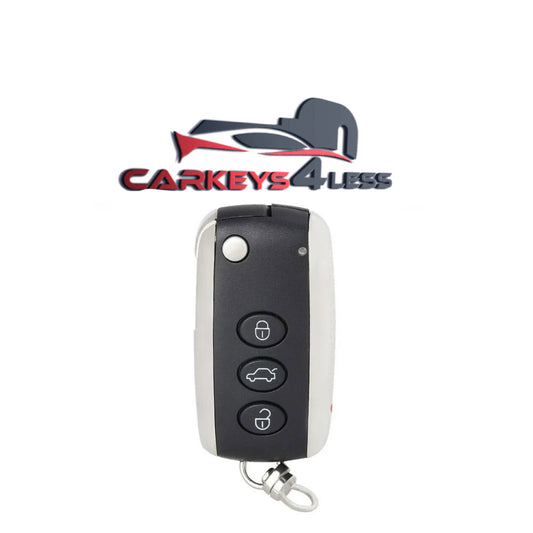 Bentley 4 Button Flip Key Remote 2002-2009 FCC: KR55WK45032 KEYLESS GO / PROX