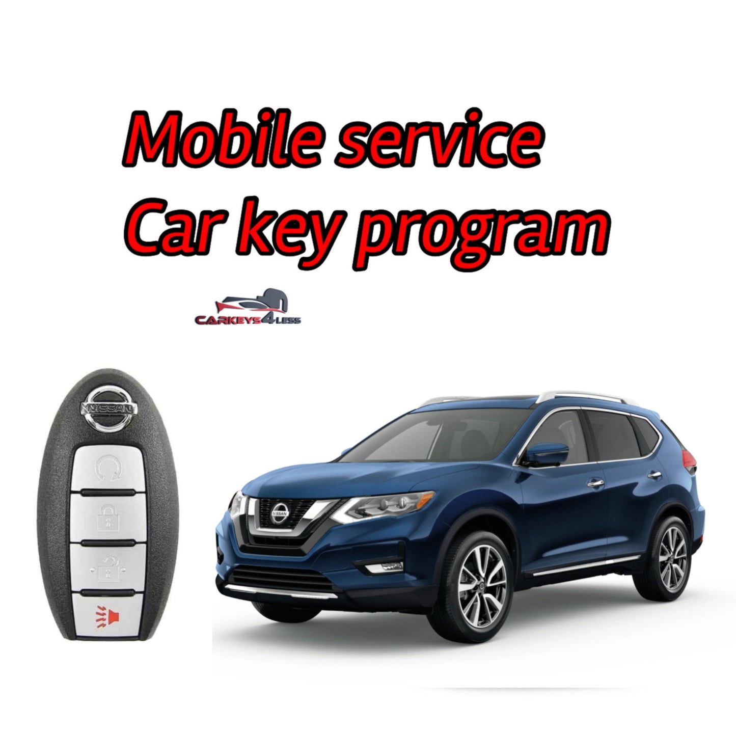 Mobile service for an oem refurbished nissan car key replacement