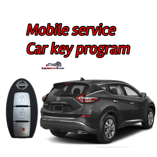 Mobile service for an oem refurbished nissan car key replacement