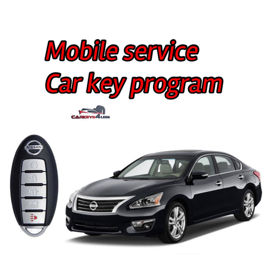 Mobile service for an oem refurbished nissan car key replacement