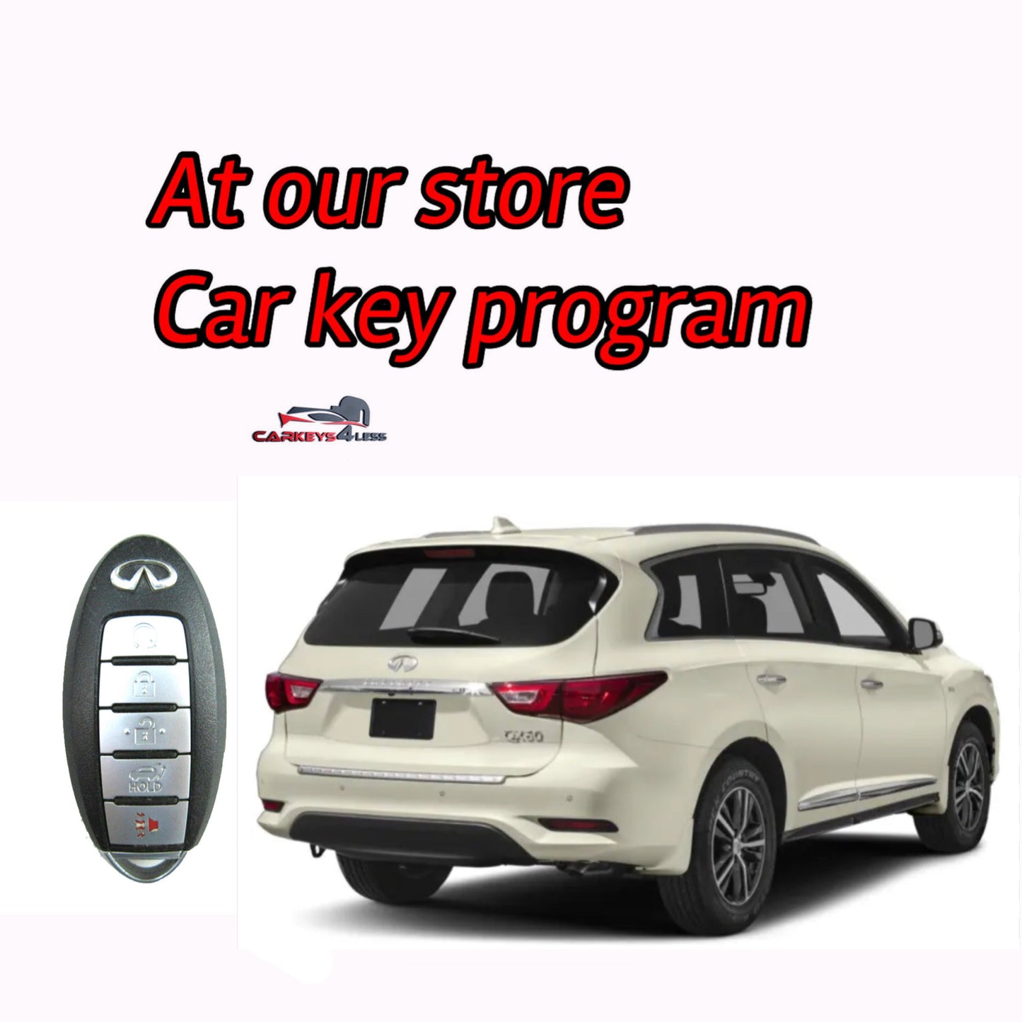 At our store an oem refurbished infinity car key replacement