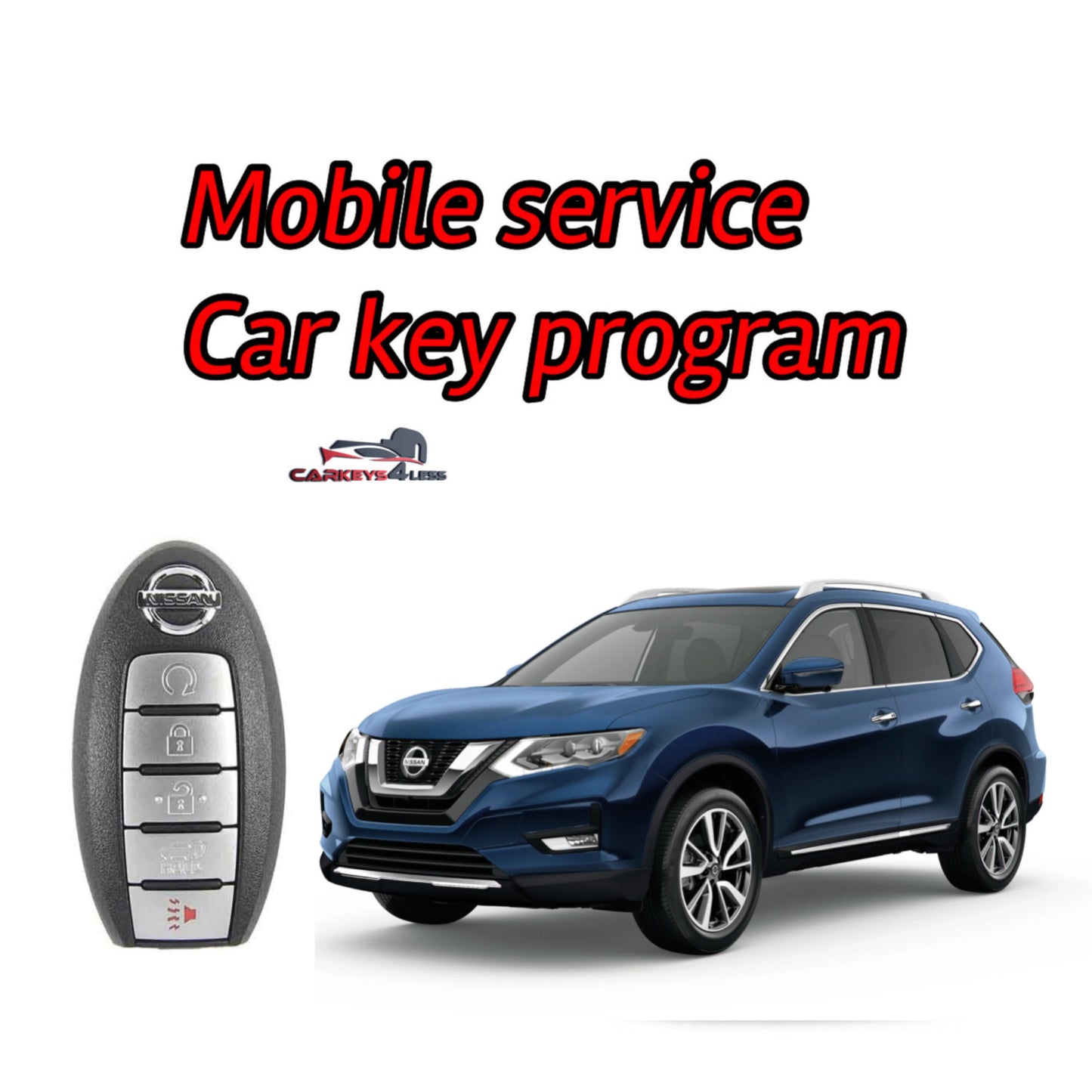Mobile service for an oem refurbished nissan car key replacement