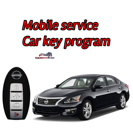 Mobile service for an oem refurbished nissan car key replacement