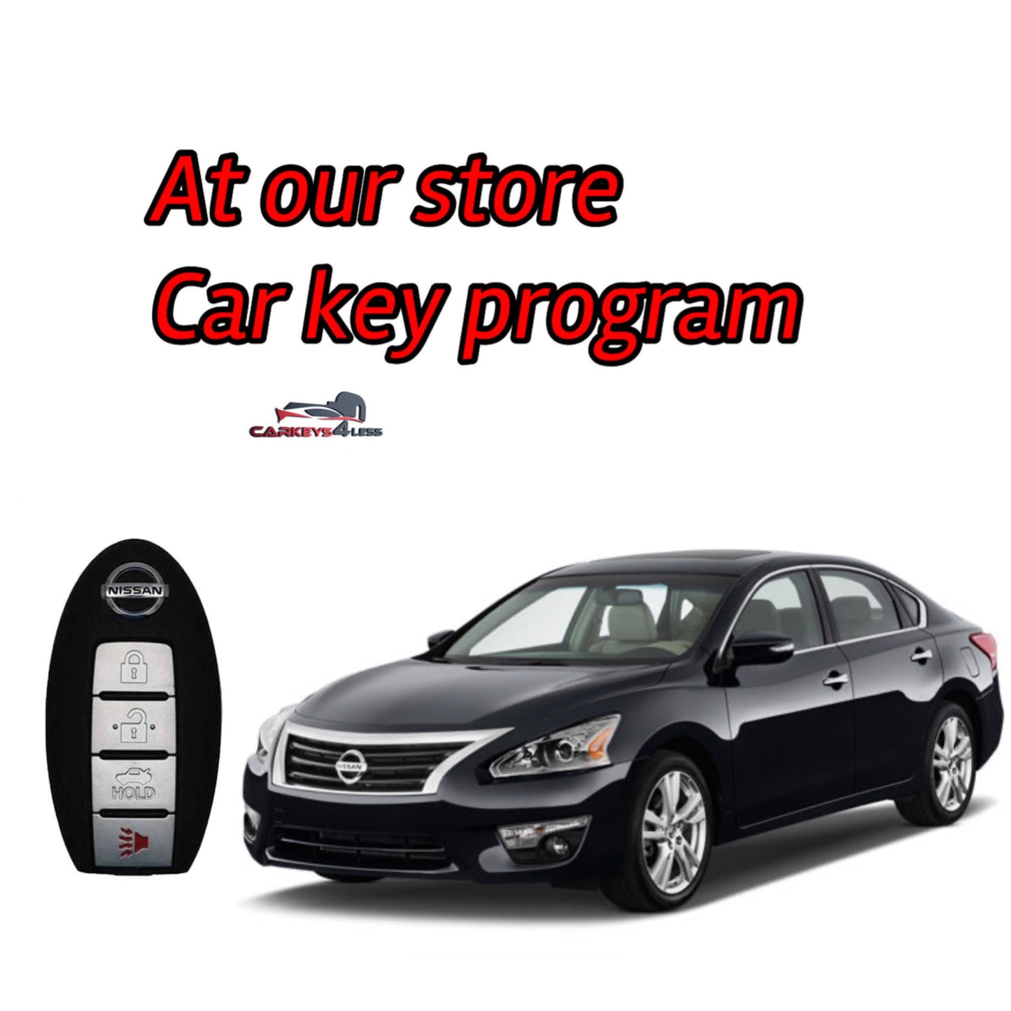 At our store an oem refurbished nissan car key replacement