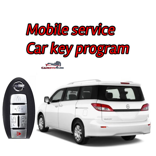 Mobile service for an oem refurbished nissan car key replacement