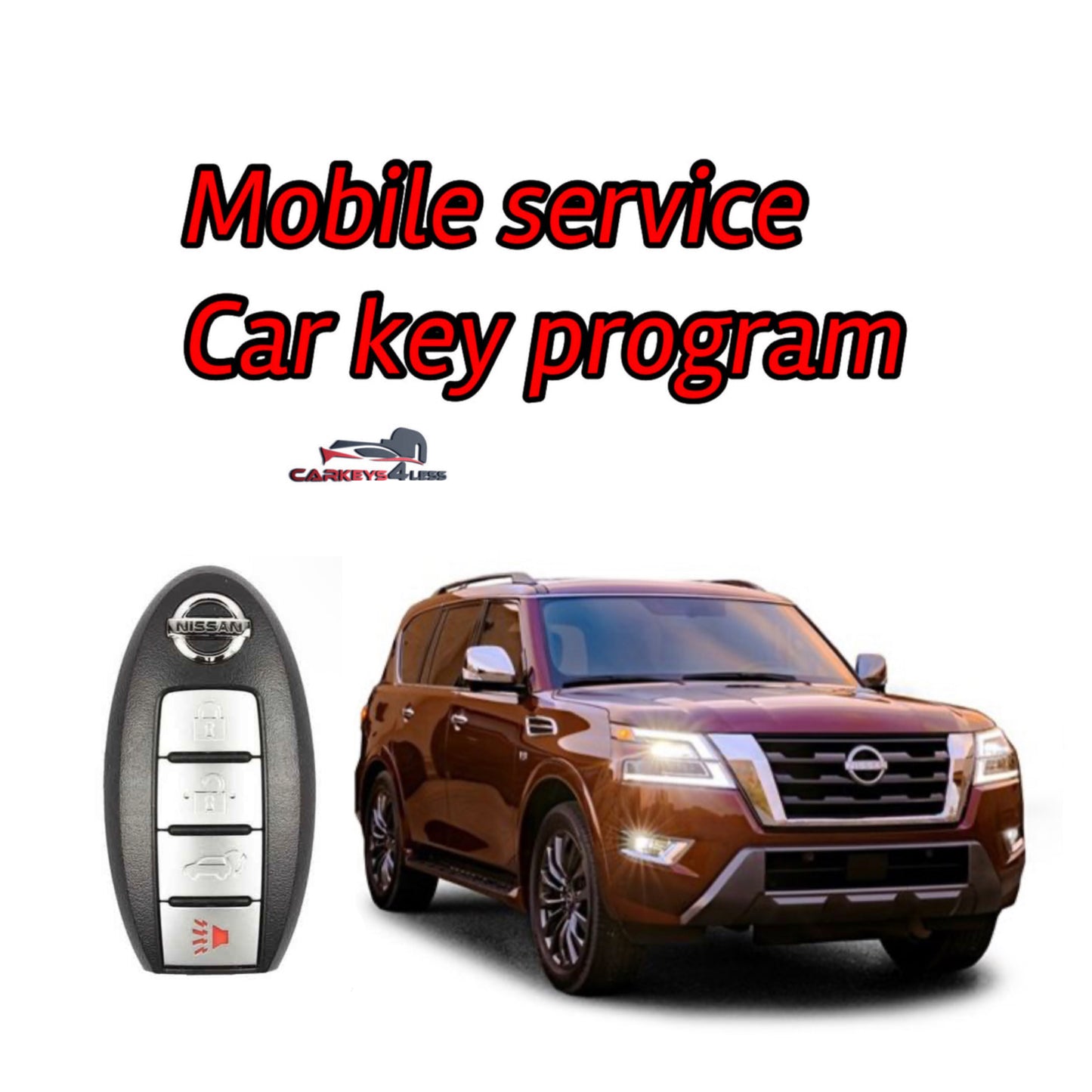 Mobile service for an oem refurbished nissan car key replacement