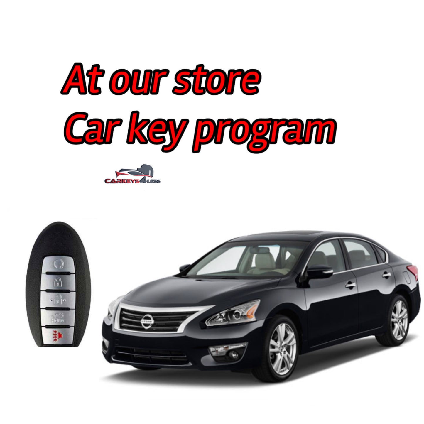 At our store an aftermarket nissan car key replacement