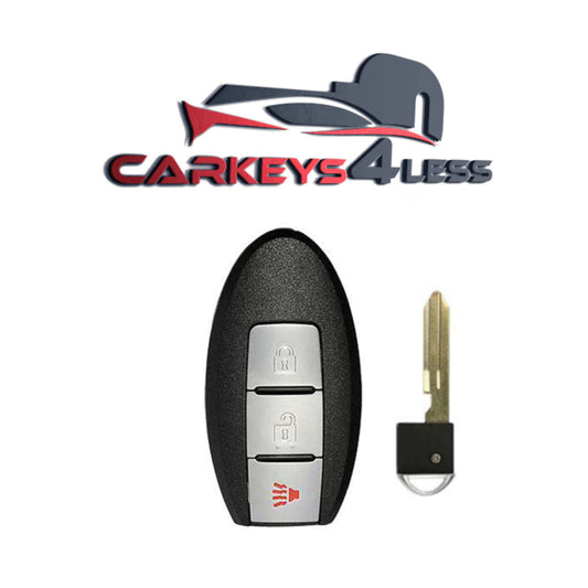 2014-2018 Nissan Rogue / 3-Button Smart Key / PN: 285E3-4CB1A / S180144105 / KR5S180144106 (AFTERMARKET)